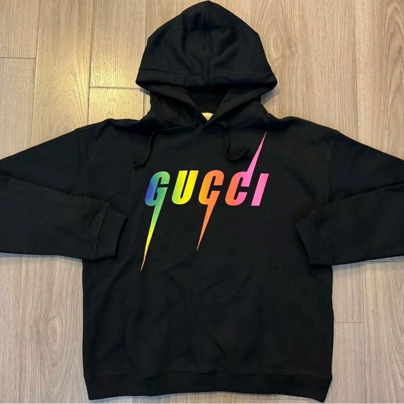 Black bladed rainbow hoodie